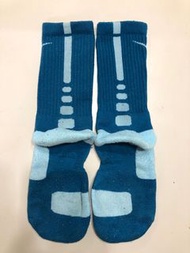 Nike Elite 菁英襪 籃球襪 M 號藍底白紋