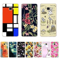 A3-Watercolor theme soft CPU Silicone Printing Anti-fall Back CoverIphone For Samsung Galaxy c5/c5 pro/c7/c7 pro/c9 pro