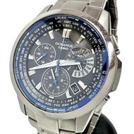 最終促銷CASIO Oceanus OCW-M700 鈦金屬太陽能電波手錶，灰色，男士