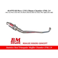 BM Power Exhaust Wave125S Chamber (TM) 2.0 (28mm)