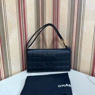 Chanel  中古jennie 同款冰格腋下包25*4*12cm