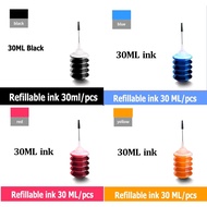 HP 680 ink HP 680XL ink HP680 ink HP680XL refillable ink compatible for HP 2135 2138 4538 1115 1118 4678 30ml Refill in