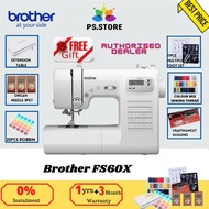 🔥FreeGift🔥Brother FS60x Sewing Machine FS60X MesinJahit  Embroidery Sewing Machine With Extenssion T