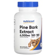 ️ [iherb] Nutricost Pine Bark Extract 6000mg 180 Capsules ️+️ Logistics Service
