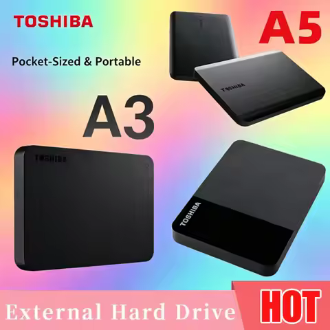 For Toshiba HighSpeed B3/A3/A5 Portable External USB3.0/3.2 Gen1 2.5 Inch TB/2TB/ Disco Rigido Exter