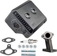 HZ Muffler Exhaust Pipe Kit for Honda GX240 8HP GX270 9HP Engine