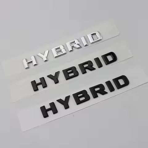 3D ABS Car Rear Trunk Badge HYBRID Sticker For Mercedes Benz S400 L ML450 E300 E400 W211 W212 W163 W