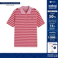 Tommy Hilfiger เสื้อโปโล ผู้หญิง รุ่น WW0WW43224 0EB - สีแดง ทรง Regular