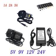AC 110-240V To DC 5V 9V 12V 24V 1A 2A 3A UK Universal Power Adapter Supply Charger Converter Switch