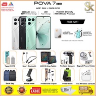 TECNO Pova 7 5G Smartphone | 16(8+8)GB RAM + 256GB ROM | Original TECNO Malaysia