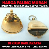 klontongan sapi model baru Lonceng sapi bahan Kuningan Kelontongan mini polos Lonceng bandul Sapi