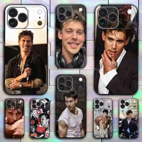 A-Austin B-Butler For iPhone 17,16,15,14,13,12,11,Pro,X,XS,Max,XR,Plus,Mini Soft Silicone Phone Case