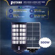 [VOUCHER 10%] Đèn Đường Năng Lượng Mặt Trời Liền Thể 2 Cánh Kitawa 500W LT5500 - Sản Phẩm Chính Hãng