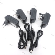 110V 240V AC to DC 9V 1A 2A 2000MA 1000ma EU US UK AU plug 5.5mmx2.5mm power Supply Charger Adapter 