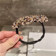 Crystal hair bun maker braiding and styling tool lazy twisting hair bun bun hair stick fluffy flower