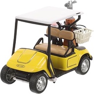 SUPVOX Toy Golf Cart Alloy Golf Cart Model Seat Fake Model Golf Cart Golf Chipping Game Golf Cart Go