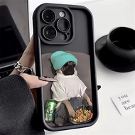 Casing for Samsung Galaxy S22 Plus S21 S20 FE S24 S23 Ultra 5G A14 A54 A13 A33 A32 Cute Cartoon Animal Sunglasses Dog Duck Silicone Phone Case