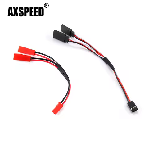 AXSPEED 1to2 JST/JR RC Servo Extension Wire Cable for RC Models Car Aircraft Servo Parts