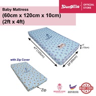Baby Cot Mattress(Galant) with (Zip Cover / Fitted Bedsheet) (60cm x 120cm) B (Tilam Baby)
