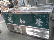 富旺[生財器具]豆花台.沙拉吧台.刨冰車台.冷藏車台  