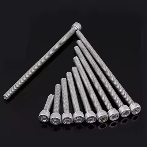 Extra Long Stainless Steel Allen Bolt Cap Socket Screws Fully Threaded M3 M4 M5 M6 M8