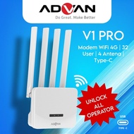 Modem Wifi Advan CPE V1 Pro 4G Mifi Unlock All Operator Bisa Semua Kartu SIM Card