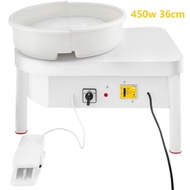 450W Pottery Forming Machine 36cm Pottery Wheel Ceramic Machine With Foot Pedal Pottery Wheel For DI
