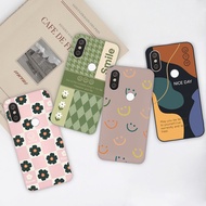 For Xiaomi Mi A2 Phone Case Lovely Flower Smiling Face Cartoon Printing Pattern Soft Silicone Back Cover For Xiaomi Mi 6X Ultrathin Colorful Fashion Fundas