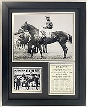Legends Never Die Sir Barton 1919 Triple Crown Winner Collage Photo Frame, 11" x 14"