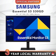 [FAST SHIP] Samsung Essential S3 S30GD | 24" / 27" FHD | IPS | 100Hz | Monitor (LS27D300GAEXXS / LS2