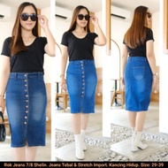 Shelin 7/8 Span Jeans Skirt