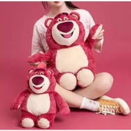 Miniso Boneka Lotso Strawberry Boneka Toy Story Lotso Bear Plush Toy