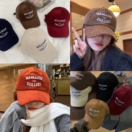 Hillman College Embroidered Corduroy Cap-7 Colors