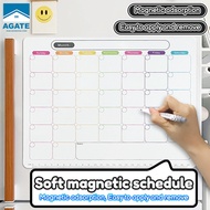 2026 Magnetic Fridge Whiteboard Planner Weekly Monthly Planning Column Calendar Erasable magnetic mo