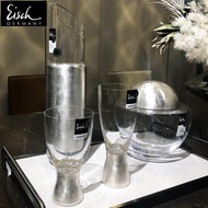 Eisch艾奢德國進口水晶玻璃鍍銀水杯牛奶杯家用套裝果汁杯冷水壺