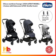 Chicco One4ever lounge (2024 LATEST MODEL)( comes with raincover & FOC Stroller Hook )