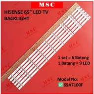 65A7100F HISENSE 65" LED TV BACKLIGHT (LAMPU TV) HISENSE 65 INCH LED TV BACKLIGHT 65A7100