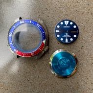 Seiko turtle style pepsi case 45 mm nh36 nh34 7s26 4r36 mod