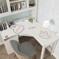 Arc Corner Desk Mat Special-Shaped Office Desk Mat l-Shaped Work Space Desktop Mat Corner Desktop Pr