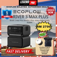 EcoFlow RIVER 3 Max Plus (RIVER 3 Plus&EB600) Portable Power Station – 858Wh LFP Battery, 1200W Outp