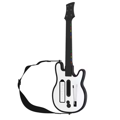 X49A-Guitar Gamepad For Wii Wireless Guitar Controller RGB Gaming Controller For Wii Guitar Hero Roc