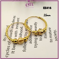 24k Korean Gold Round Earrings (EE416)(EE417)(EE418)(EE419)(EE420)(EE421)(EE422)(EE423)(EE424)(EE425