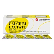 CALCIUM LACTATE PIM 500 MG BOX 100 tablet