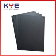 A3 / A4 Mounting board / Black Board hitam kad board  (Black Colour)
