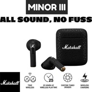 หูฟัง Marshall MINOR III ชุดหูฟังไร้สายบลูทูธ True Wireless Bluetooth คุณภาพดี มีไมค์ในตัว earbuds หูฟังมาแชล MINOR III One