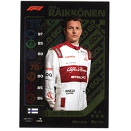 Topps F1 Turbo Attax - No.LE5G Kimi Raikkonen Limited Edition GOLD