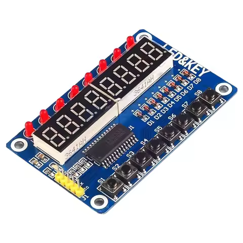 TM1637/TM1638/ 4/8-Bit Digital LED Display Module for Arduino Clock RED Anode Tube Driver Board