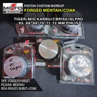 Moto1 Pen 15 Forged Piston Kit Size 65/66/67/68/69/70/71/72 Raw Piston Flat Head Moto1 Racing M1R Ra