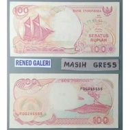 Asli Gress Mulus 100 Rupiah Tahun 1992 Perahu Pinisi Layar Bukan 1991 Uang Kertas Kuno Duit Lama Indonesia Original