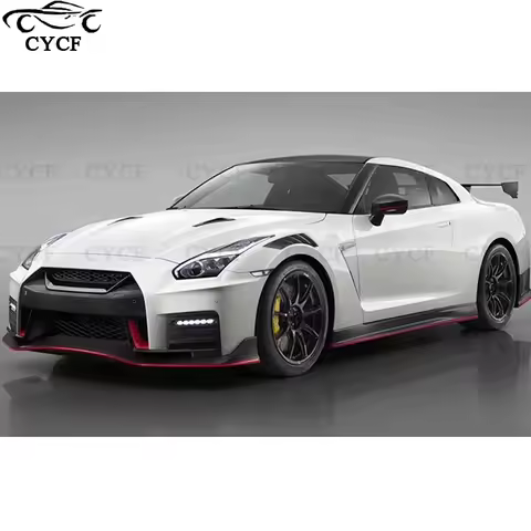 For Nissan R35 GTR 350Z 370Z Z33 Z34 carbon fiber car bumper side skirt vent fender body kit car acc
